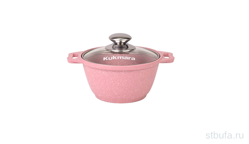Кастрюля 3,0л TRENDY STYLE (rose) со.стекл крыш ,арт.  к31tsr КУКМАРА														