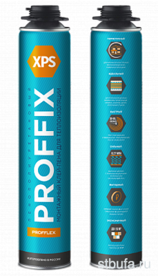 Клей-пена PROFFIX XPS 850мл (12)
