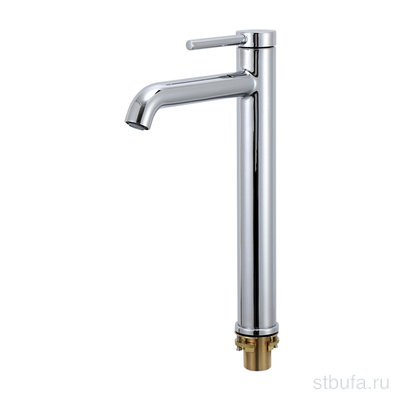 Смеситель для раковины высокий GAPPO G1006-2 латунь, крепл. гайка, хром (1/8)