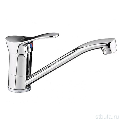 Смеситель для кухни LEDEME L4514 средний излив, латунь, хром (1/10)