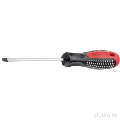 Отвертка Fision SL5*75мм CrV 3-хкомп. рук. Anti-Slip MATRIX (12/360)