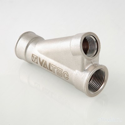 Тройник косой VALTEC, для гильзы под погружной датчик 1 х1/2''