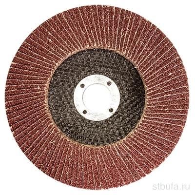 Круг лепестковый торцевой КЛТ-1, зернистость Р40, 115*22,2мм , БАЗ, Россия