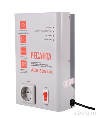 Стабилизатор инверторный АСН - 550/1-И РЕСАНТА