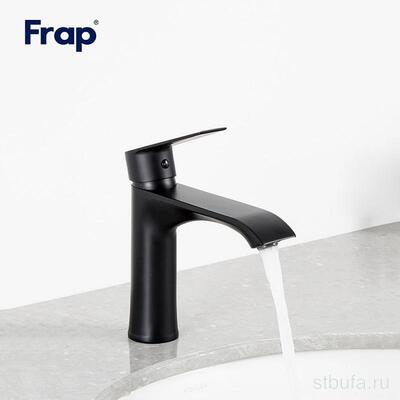 Смеситель для раковины FRAP черный F10501-6 (1/10)