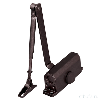 Доводчик Ajax (Аякс) дверной DCTR80-140 (TDR-140) 80-140кг BR коричневый