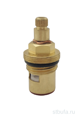 Кран-букса 1/2, 24 шлица для крест. ручек, увел. толщ. стенок GLAUF UFX-2238 (40/400)