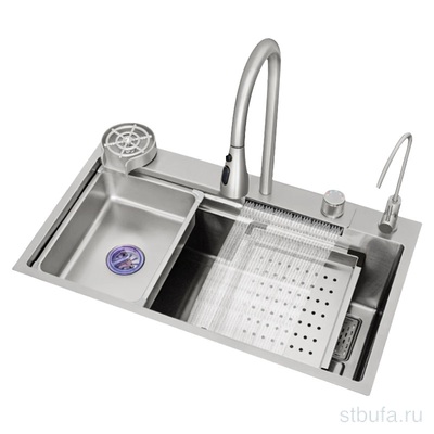 Мойка многофункциональная DIADONNA DS7545 Размер: 750*450*200, Нержавеющая сталь, цвет сатин (1)