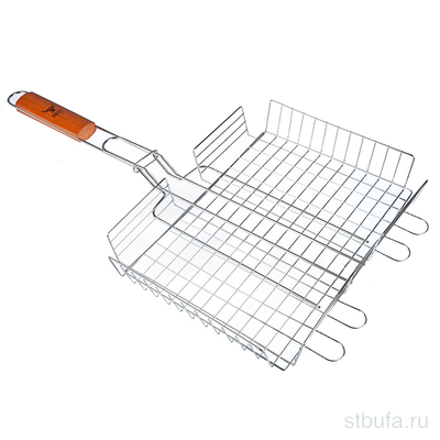 Решетка гриль хром., 23x29x6см GRILLBOOM