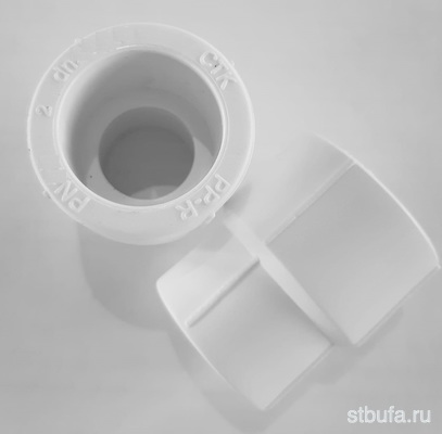 ППРС Россия (полипропилен) Муфта переходная 32*20 (350)