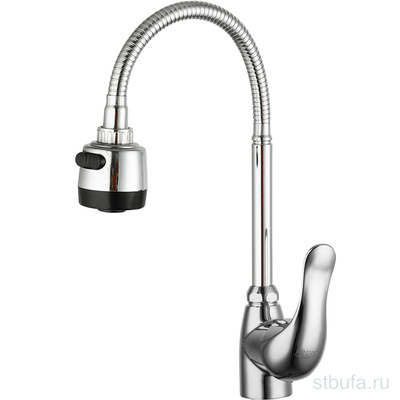 Смеситель FRUD кухня, керам. картр. 40mm, хром, гайка R42055-3 (1/20)