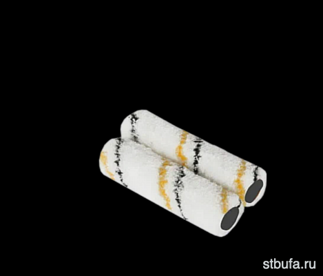 Ролик-мини  МИКРОФИБРА , 2 шт ролика, 100 мм,  В.Е. mini  (40шт/200шт)