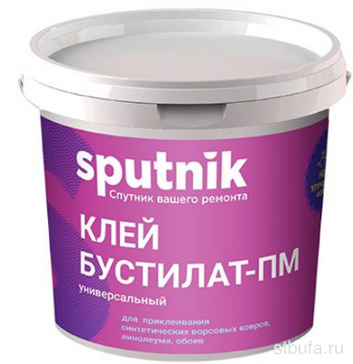 Клей Бустилат  Спутник  1 кг. ведро Ижевск (12)