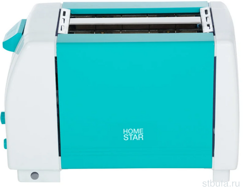 УЦЕНКА!!! Тостер Homestar HS-2002 бирюзовый 750Вт кнопка работает через раз НЕВОЗВРАТНЫЙ!!!