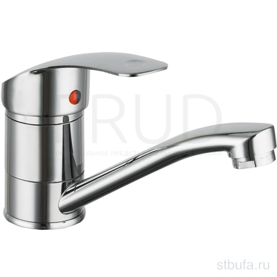 Смеситель FRUD кухня/раковина, керам. картр. 40mm, хром, крепл. гайка R45055 (2/20)