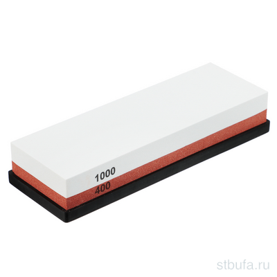 Брусок для заточки ножей двусторонний водный, 1000гр/400гр, H1007 SATOSHI