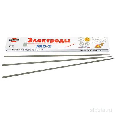 Электроды АНО-21 d3мм 1кг, TIGARBO (20)