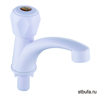 Смеситель ЭВЕРЕСТ МОНО В45-339 для холодной воды ABS-пластик БЕЛЫЙ (50)