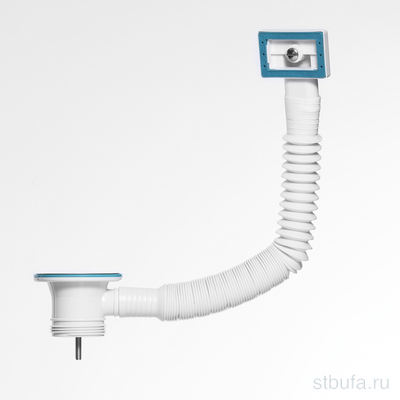 Выпуск 1 1/2 d70мм. с переливом для нерж.моек VP11270 ИНКОПЛАСТ