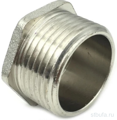 Заглушка 3/4'' наруж ЛАТ/НИКЕЛЬ Ду15 SantechSystems (20)
