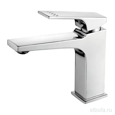 Смеситель для умывальника LEDEME L1055-6 цинк, крепление гайка, хром (1/10)