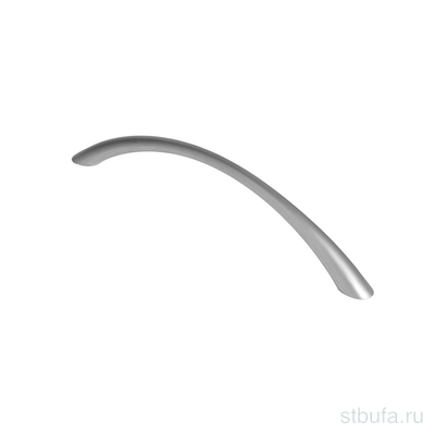 Ручка-скоба мебельная MB-H-004-96 мм SC сатин.хром (49285) (AJAX) (100/500)
