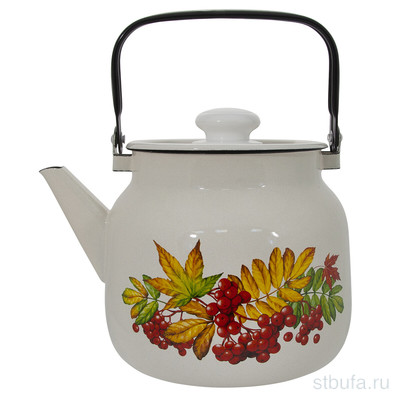 Чайник 3,5л  Рябина  эмаль, г.Лысьва