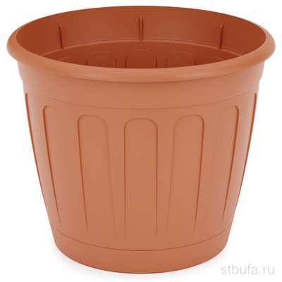 Горшок цв.  Дионис  1,6л (коричневый) Альтернатива