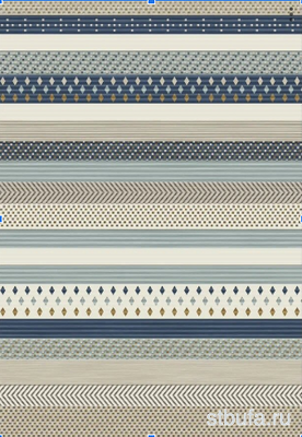 Коврик Dekorelle Velvet V218, разм. 80x120см(2 шт/уп)								