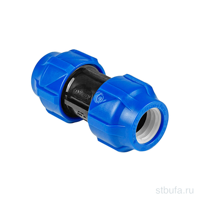ПНД Муфта компрессионная соединительная 40 (30/6) Valfex