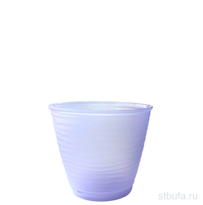 Горшок для орхидей  Saffron  D146мм, 1,5л с поддоном (сиреневый транспарент)						