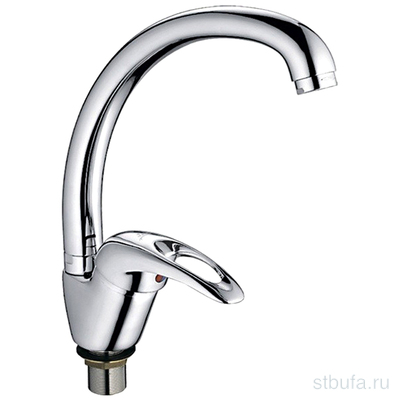 Смеситель для кухни LEDEME L5902-B цинк, хром, крепления: BM01 (гайка М28*1.5) (1/10)