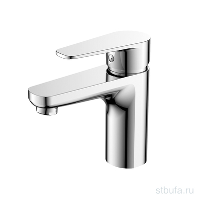 Смеситель одноручный для умывальника DECOROOM DR72011 монолитный, латунь, хром (1/12)
