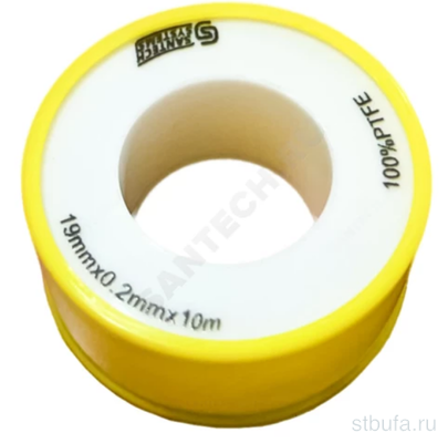 Лента ФУМ 12мм*0,075мм*10м PTFE газ SantechSystems (10)