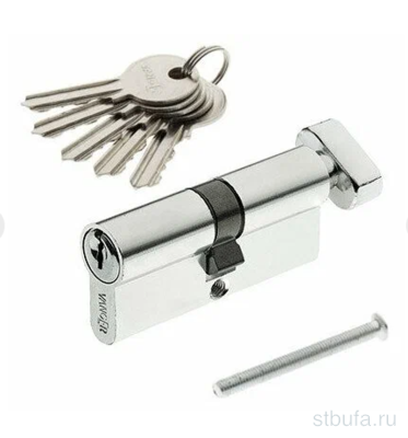 Механизм цилиндр. VANGER EL-70-C-NI (70-C-Z) никель (12/120)