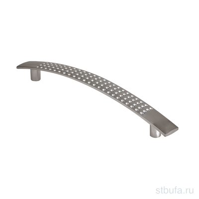 Ручка-скоба мебельная MB-H-003-96 мм SC сатин.хром (49275) (AJAX)