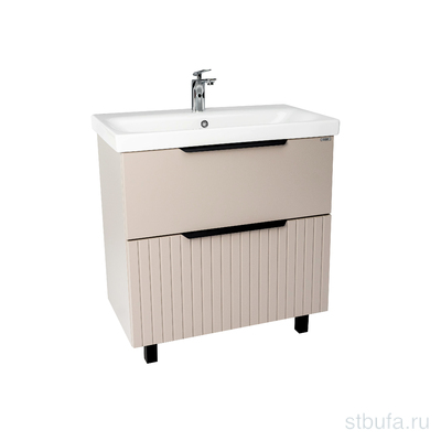 Умывальник MODUO 80 + Тумба  Сицилия  КАПУЧИНО MODUO 80 2 ящика 425x764x820 VIANT