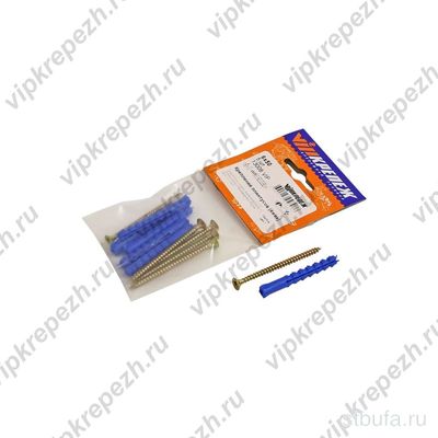 Набор крепления плинтусов 6х 50 ( дюбель ежик 5х5) VIP