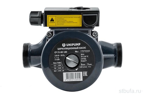 Насос циркуляционный отопл. CР 25-80 180 Unipump (8)