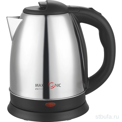 Чайник эл. MAXTRONIC MAX-305A мощность 1500вт 1,8л нерж.сталь (16)