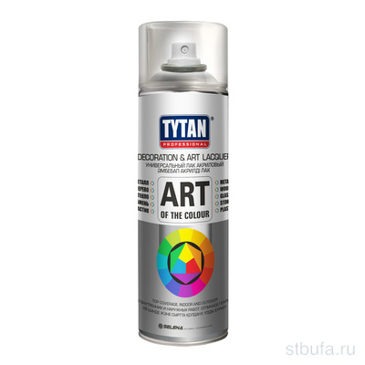 Краска аэрозольная Tytan Professional Art of the colour лак бесцветный глянец 400мл