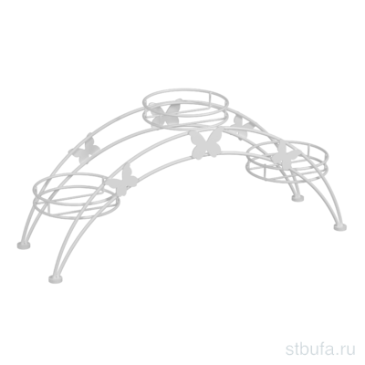 Подставка для цветов  Арка 3  белая, Соликамск