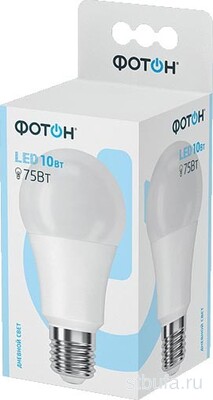 Лампа светодиод. ФОТОН LED FL (А60) 10W E27 4000K (10/100)