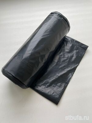 Мешки д/мусора ПВД+ПНД 240 л 10 шт черные особопрочные (880х1250мм) 35-40 мкр Уфа-Синтез