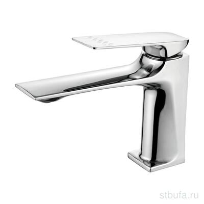Смеситель для умывальника LEDEME L1055-5 цинк, крепление гайка, хром (1/10)