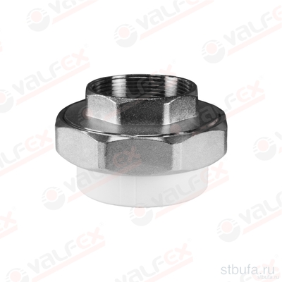 ППРС (полипропилен) Американка (муфта раз.) в/р D63*2 хр, Valfex (2/16)