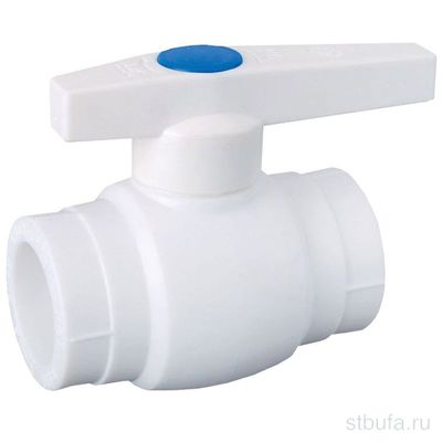 ППРС (полипропилен) Кран шаровый D40, Valfex  (4/16)