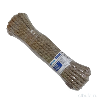 Веревка льнопеньковая d 10мм *20м СИБШНУР (12)