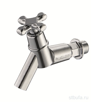 Смеситель GLAUF/Solone кухня МОНО настенный, керам 1/2 , JIK22-A102-A (в кор.50/в упак.1)