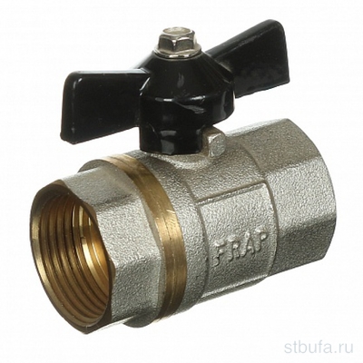 Кран шар. FR211-1/2FF бабочка FRAP F211.04 (24/144)